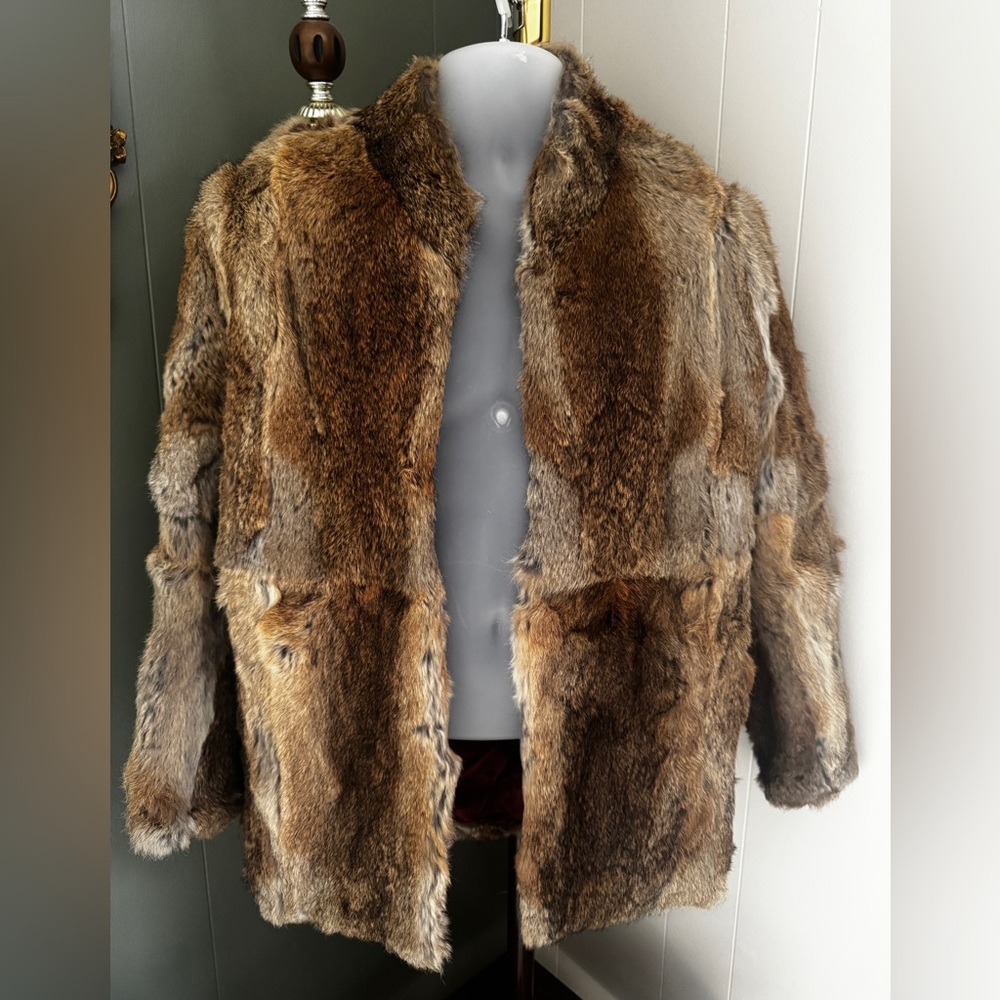 VINTAGE ‘OPERA’, REAL Rabbit Fur Coat.